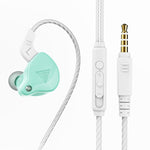 Écouteurs sport filaires intra-auriculaires 3,5 mm avec caisson de basses QKZ AK6, 2 pièces, 2 paires