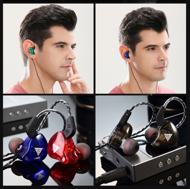 Écouteurs sport filaires intra-auriculaires 3,5 mm avec caisson de basses QKZ AK6, 2 pièces, 2 paires