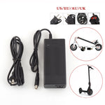 THGX-4202 42V / 2A Port de charge DC 5,5 mm Adaptateur secteur universel pour trottinette électrique Chargeur de batterie lithium pour Xiaomi Mijia M365 & Ninebot ES2 / ES4, prise EU, prise US, prise UK, prise AU