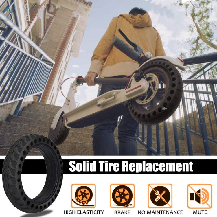 Pneu anti-explosion en nid d'abeille de 8,5 pouces pour trottinette électrique, pneu en caoutchouc résistant pour Xiaomi Mijia M365 / M365 Pro, 8,5 pouces pour Xiaomi M365 / Pro