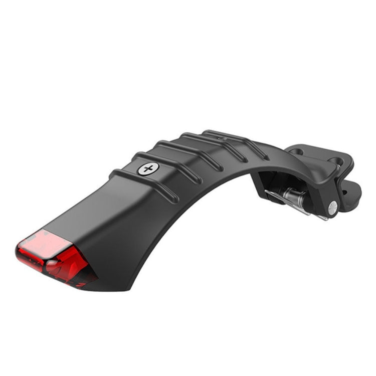 Garde-boue arrière en alliage d'aluminium et fibre de carbone avec feu arrière LED pour trottinette électrique 5 pouces / 5,5 pouces / 6,5 pouces
