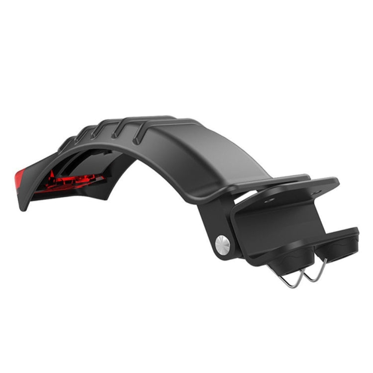 Garde-boue arrière en alliage d'aluminium et fibre de carbone avec feu arrière LED pour trottinette électrique 5 pouces / 5,5 pouces / 6,5 pouces