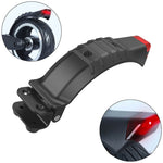 Garde-boue arrière en alliage d'aluminium et fibre de carbone avec feu arrière LED pour trottinette électrique 5 pouces / 5,5 pouces / 6,5 pouces