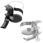 Porte-gobelet rotatif support casque support casque pour cybercafé moniteur, noir, argent clair de lune