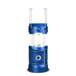 5803 Lampe de camping solaire Lampe portable de secours à LED pour l'extérieur, support de sortie USB, solaire + USB