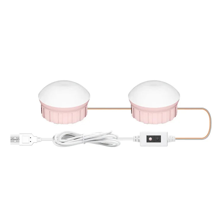 Miroir de Maquillage LED avec Lumière Frontale, Lampe de Remplissage de Beauté à Capteur de Mouvement Manuel, 2 Ampoules, 6 Ampoules, 10 Ampoules, 14 Ampoules