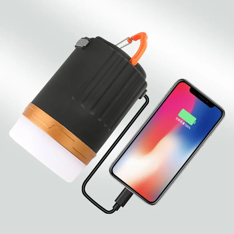 Lampe de camping télécommandée Y10, éclairage extérieur portable, lampe de tente USB, lampe de lanterne LED, YD-29 Noir