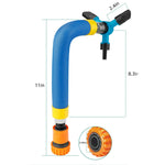Jouet d'arrosage de jardin automatique rotatif à 360 degrés Trampoline, Taille :, Grand (Vert), Petit (Bleu)