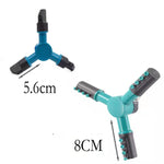 Jouet d'arrosage de jardin automatique rotatif à 360 degrés Trampoline, Taille :, Grand (Vert), Petit (Bleu)