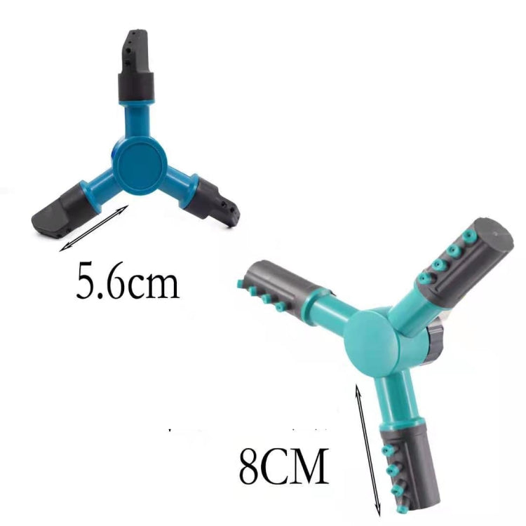 Jouet d'arrosage de jardin automatique rotatif à 360 degrés Trampoline, Taille :, Grand (Vert), Petit (Bleu)