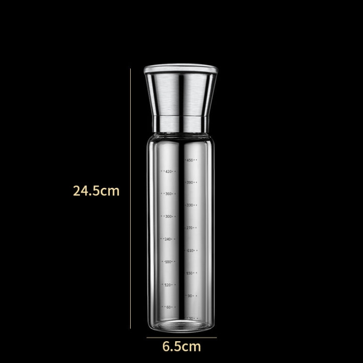 Mouli à sel et poivre en acier inoxydable 304, pour la maison, le café, bouteille à mouture manuelle, 450 ml