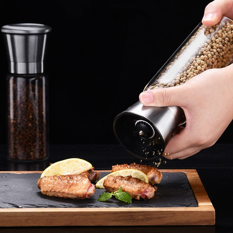 Mouli à sel et poivre en acier inoxydable 304, pour la maison, le café, bouteille à mouture manuelle, 450 ml