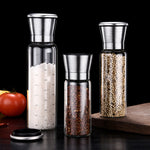 Mouli à sel et poivre en acier inoxydable 304, pour la maison, le café, bouteille à mouture manuelle, 450 ml