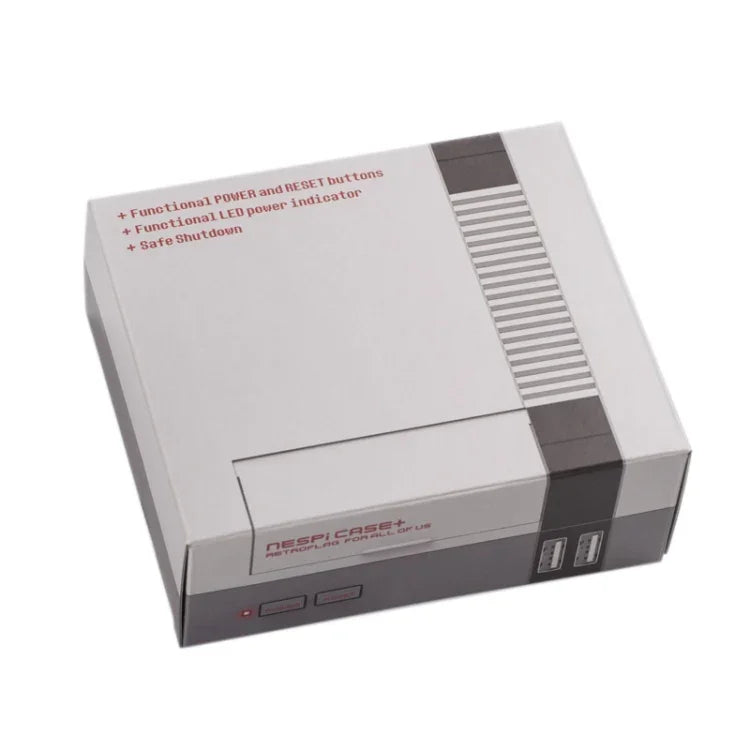 Boîtier Retroflag NESPi + Console de jeux avec indicateur LED pour Raspberry Pi, Boîtier Retroflag NESPi +