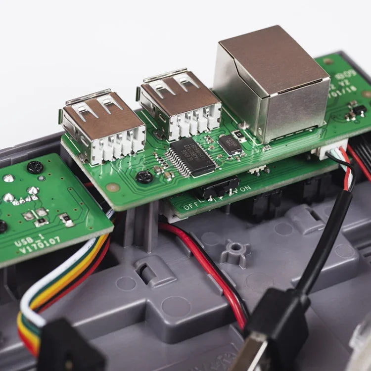 Boîtier Retroflag NESPi + Console de jeux avec indicateur LED pour Raspberry Pi, Boîtier Retroflag NESPi +