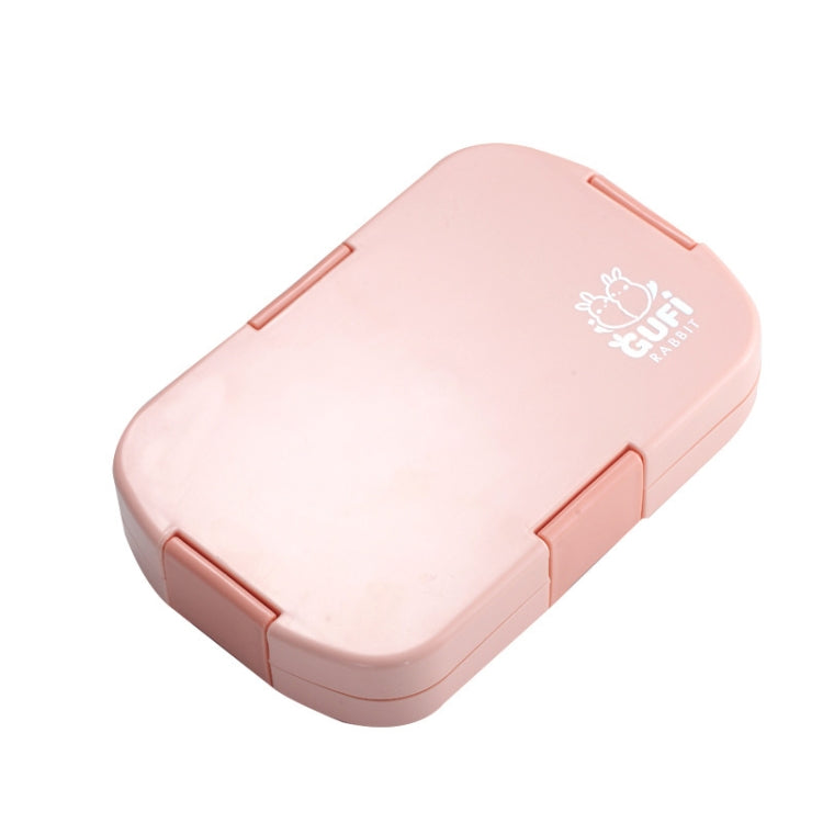 Boîte à déjeuner portative en plastique XINGCHENG XC-451 à compartiments, pour étudiants, micro-ondes, bleue, rose