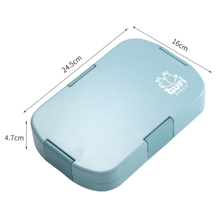 Boîte à déjeuner portative en plastique XINGCHENG XC-451 à compartiments, pour étudiants, micro-ondes, bleue, rose