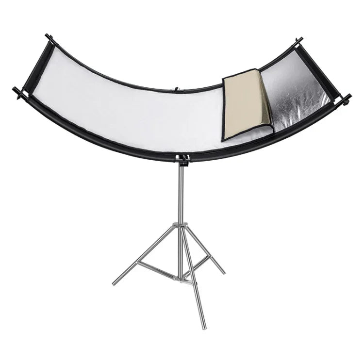 Panneau réflecteur incurvé en forme de U FOMITO pour studio photo 4 en 1, or, argent, blanc, noir.