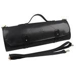 WESSLECO Sac de Rangement pour Couteaux de Chef, Sac de Rangement en Rouleau Portable, Noir Portable, WESSLECO Marron