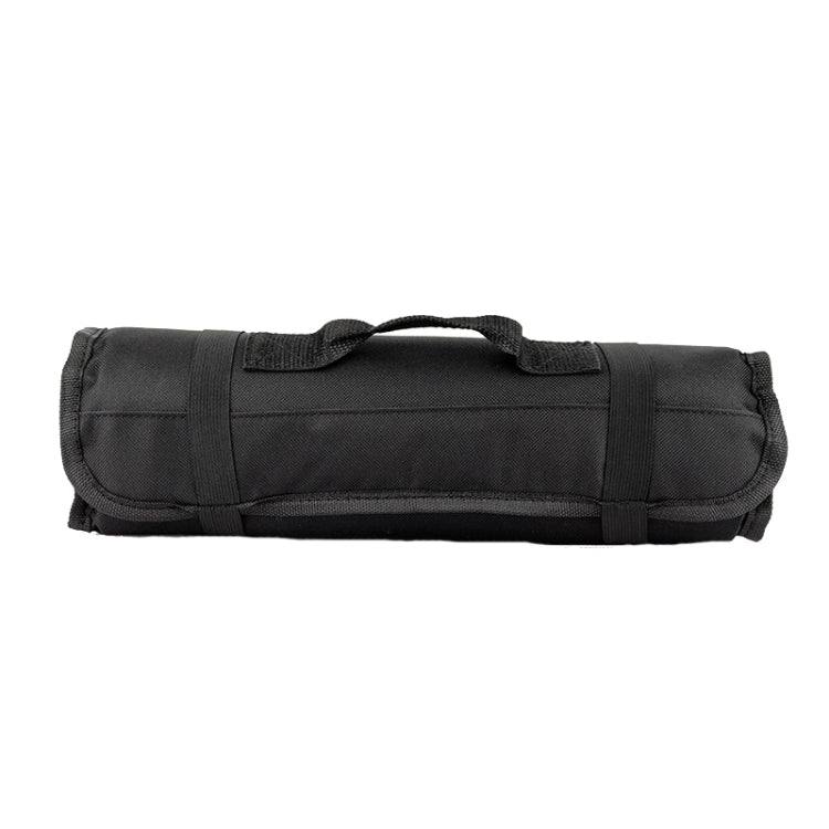 Sac de rangement portable pour couteaux de chef, sac enroulable, noir, bleu