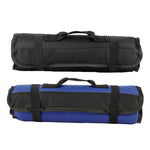 Sac de rangement portable pour couteaux de chef, sac enroulable, noir, bleu