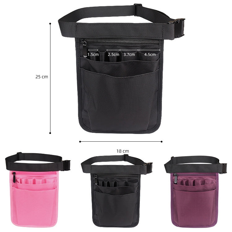 Pochettes à outils d'infirmière Sac de rangement universel pour personnel médical, Violet universel, Noir universel, Rose universel