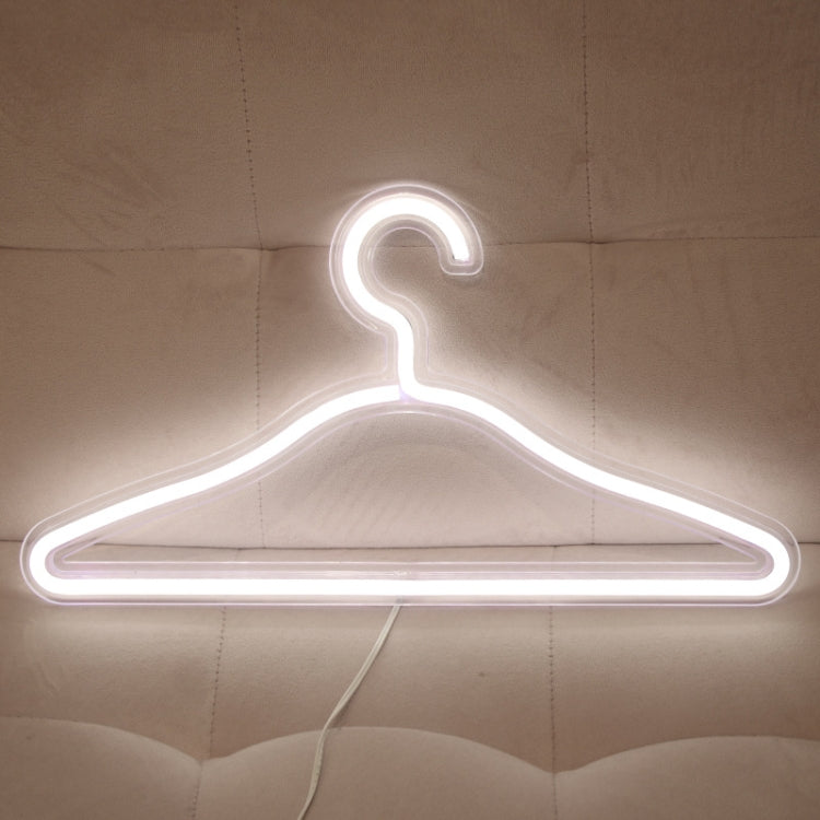 HS-20002 Cintre LED Néon Lampe de décoration de chambre, Lumière blanche, Lumière chaude, Lumière rose
