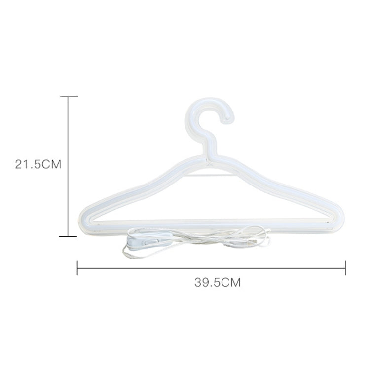 HS-20002 Cintre LED Néon Lampe de décoration de chambre, Lumière blanche, Lumière chaude, Lumière rose