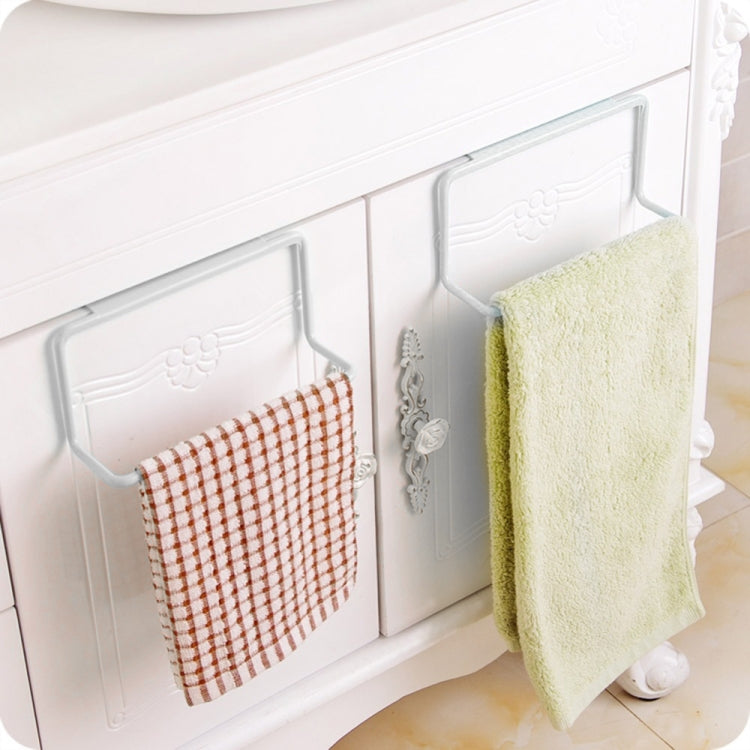 Support de torchon de cuisine à suspendre, pour porte d'armoire, support de serviette éponge pour salle de bain, blanc, bleu, vert, rose