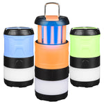 Lampe anti-moustiques électrique étanche à LED d'extérieur Lampe de camping Lampe de poche, Orange, Bleu ciel, Vert clair