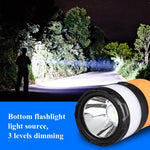 Lampe anti-moustiques électrique étanche à LED d'extérieur Lampe de camping Lampe de poche, Orange, Bleu ciel, Vert clair