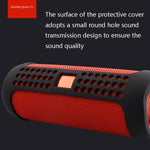 Coque de protection en silicone écologique JBA-F5 pour enceinte Bluetooth JBL Flip 5, Noir, Rouge, Bleu marine