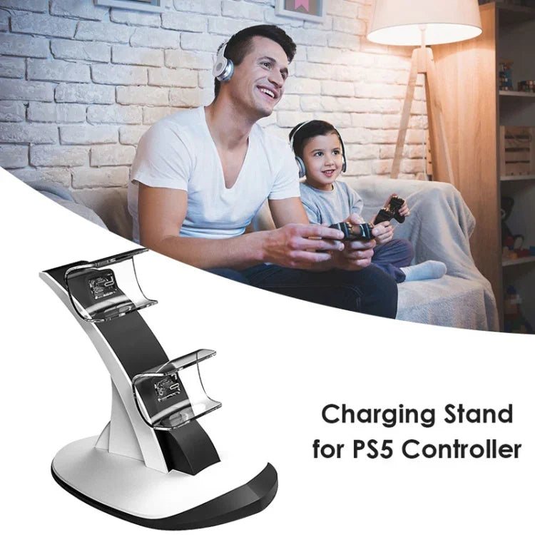 Poignée Bluetooth sans fil IPLAY HBP-314, chargeur deux places pour PS5, HBP-314