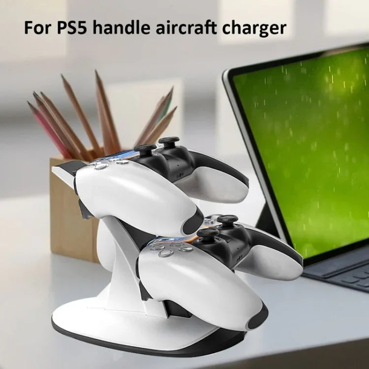 Poignée Bluetooth sans fil IPLAY HBP-314, chargeur deux places pour PS5, HBP-314