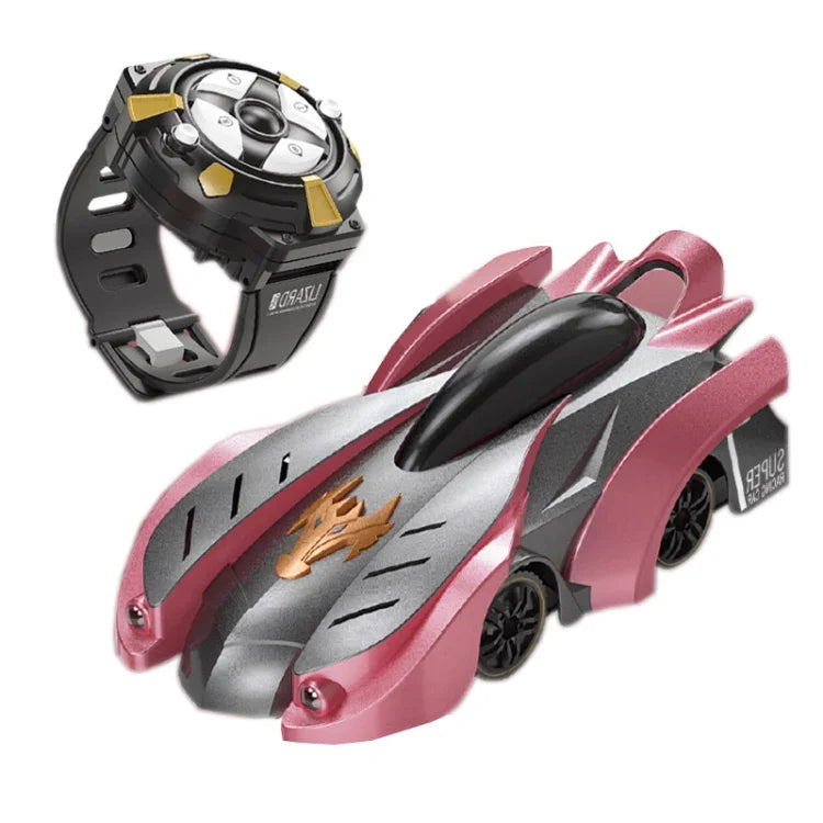 Voiture télécommandée murale miniature électrique pour enfants, poignée de charge rouge (édition RC), poignée flamme rouge (édition RC), poignée frein bleue (édition RC), poignée éclair bleue (édition RC), montre de charge rouge (édition RC)...