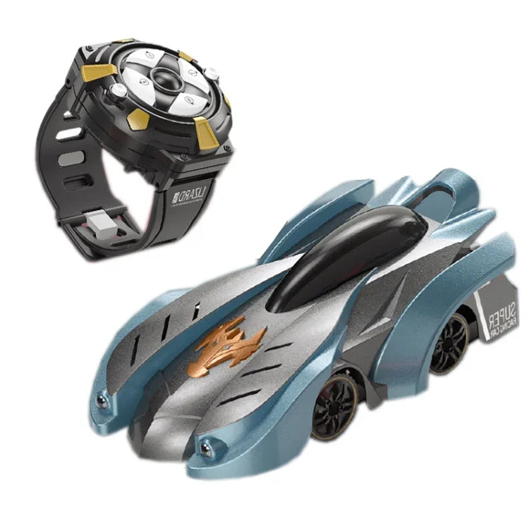 Voiture télécommandée murale miniature électrique pour enfants, poignée de charge rouge (édition RC), poignée flamme rouge (édition RC), poignée frein bleue (édition RC), poignée éclair bleue (édition RC), montre de charge rouge (édition RC)...
