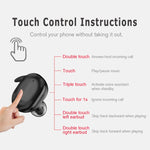 Y30 Wireless Bluetooth Headset 5.0 In-Ear Mini Earphone, Black, White, Digital Display Black