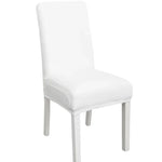 Housse de chaise simple, douce, très élastique, en velours épais, pour l'intérieur, pour hôtel, café-gris, vert-jaune, lie-de-vin, marine, noir, vert-foncé, blanc, bleu-paon, gris-clair, gris-charbon, camel, bleu-roi, beige, violet-raisin, rouge, orange
