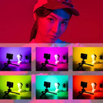 Ulanzi VL120 RGB Appareil photo reflex numérique couleur RGB, éclairage compact pour photos et vidéos en direct, VL120 RGB