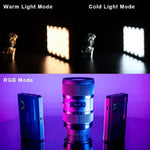 Ulanzi VL120 RGB Appareil photo reflex numérique couleur RGB, éclairage compact pour photos et vidéos en direct, VL120 RGB