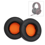1 Paire Épaissir Éponge Casque Ensemble 90mm Cache-oreilles Pour Kraken 7.1 V2 Pro, Noir, Orange