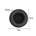 1 Paire Épaissir Éponge Casque Ensemble 90mm Cache-oreilles Pour Kraken 7.1 V2 Pro, Noir, Orange