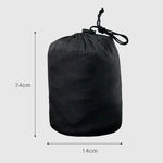 Outdoor Multi-person Hammock Large Sky Tree Tent Aerial Camping Hammock Triangle Hammock,, 2.9m Black