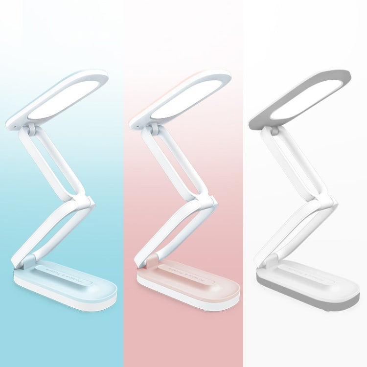 Lampe de bureau LED pliable YAGE T125 avec protection oculaire, Blanc porcelaine, Blanc bleu, Blanc rose