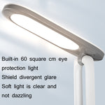 Lampe de bureau LED pliable YAGE T125 avec protection oculaire, Blanc porcelaine, Blanc bleu, Blanc rose
