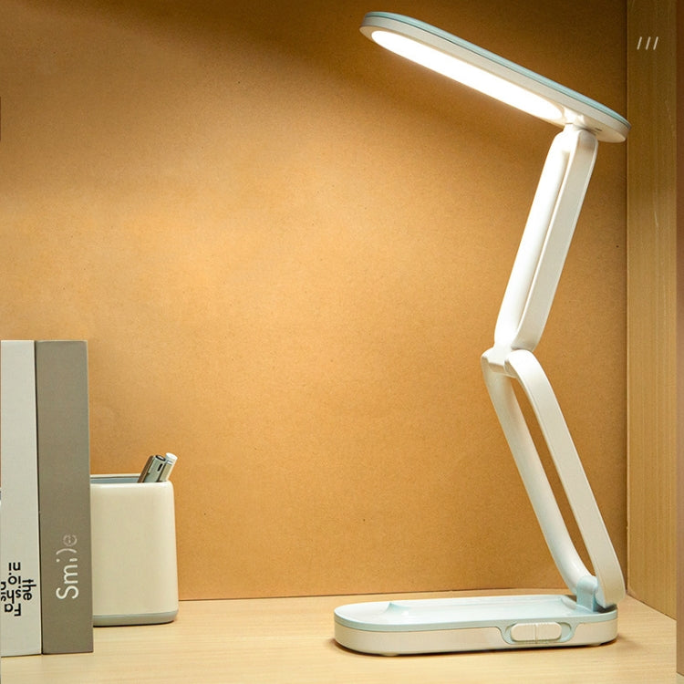Lampe de bureau LED pliable YAGE T125 avec protection oculaire, Blanc porcelaine, Blanc bleu, Blanc rose