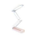 Lampe de bureau LED pliable YAGE T125 avec protection oculaire, Blanc porcelaine, Blanc bleu, Blanc rose