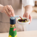 Buse de pompe pour bouteille de sauce aux huîtres, tête de pompe, distributeur de bouteille à condiments domestique, grande taille (bleu)