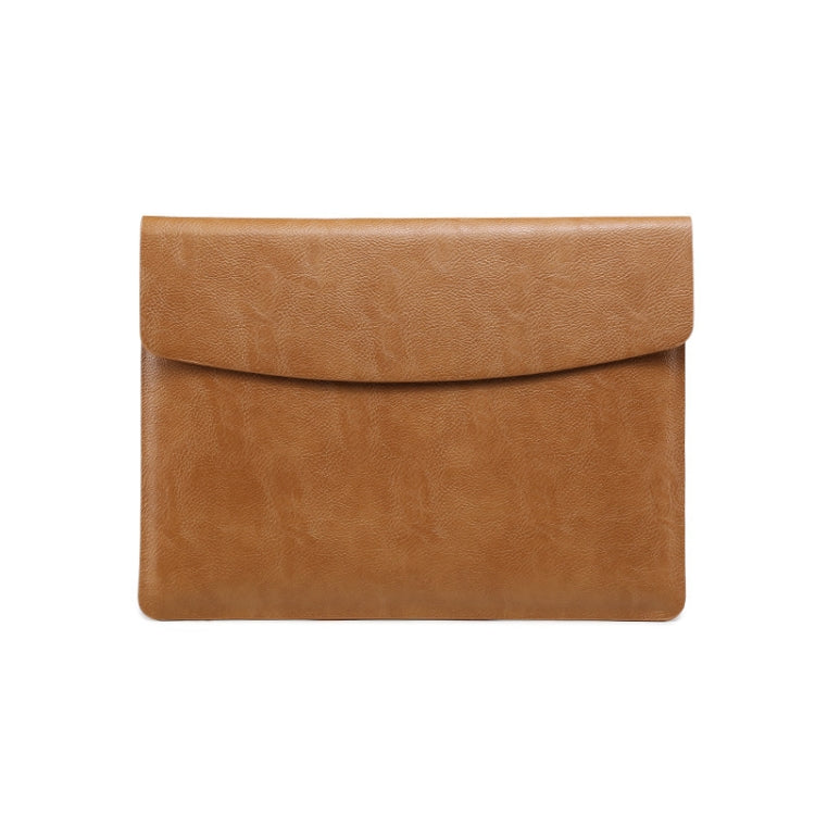 Sacoche d'ordinateur portable horizontale en cuir litchi pour MacBook, 11 pouces A1370 / 1465, 12 pouces A1534, 13,3 pouces A1502 / 1425/1466/1369, 15,4 pouces A1398