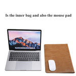 Sacoche d'ordinateur portable horizontale en cuir litchi pour MacBook, 11 pouces A1370 / 1465, 12 pouces A1534, 13,3 pouces A1502 / 1425/1466/1369, 15,4 pouces A1398